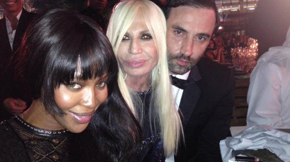 Topmodelka Naomi Campbell a Donatella "smrtka" Versace